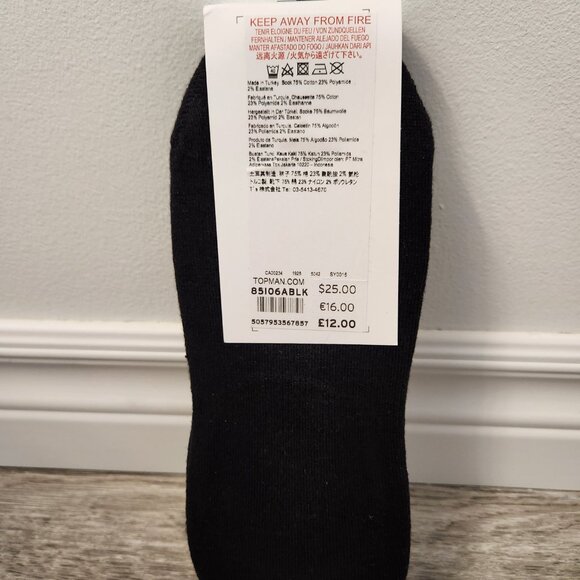 Topman black no show liner socks (5 pairs) - Picture 2 of 3